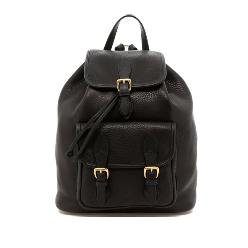 Classic Backpack - Black - Pebbled Leather in 