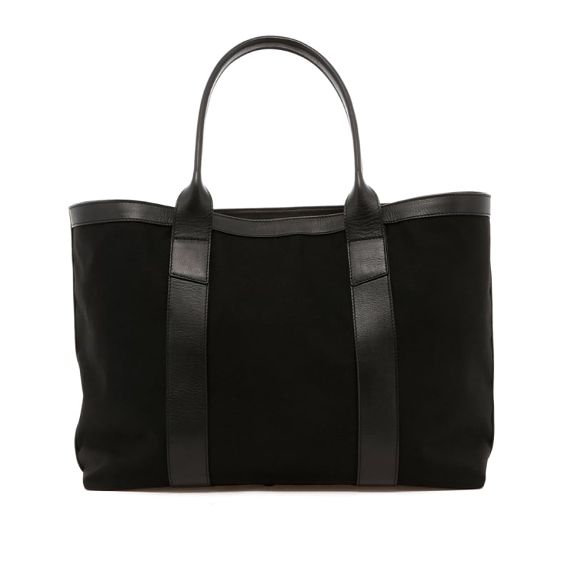 Large Working Tote - Black/Black - Black Interior - Sunbrella in 
