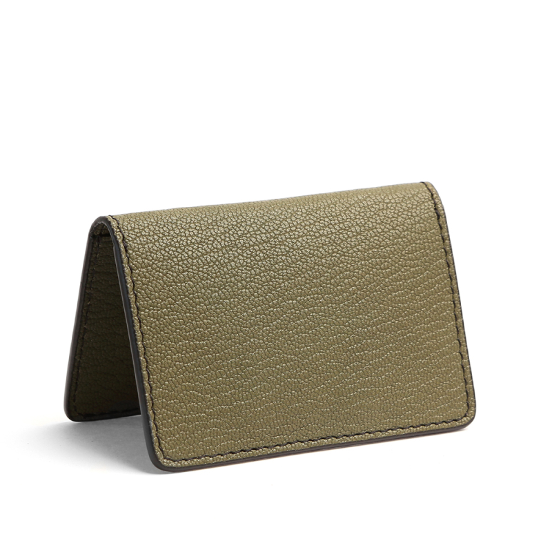 Folding Card Case in goat skin