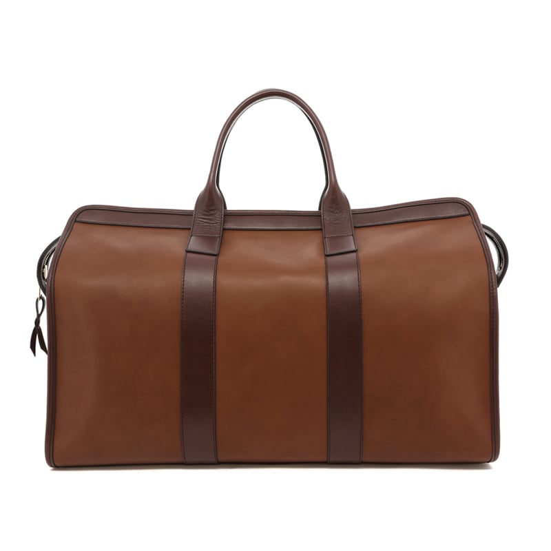 Signature Travel Duffle - Cigar / Chocolate Trim in 