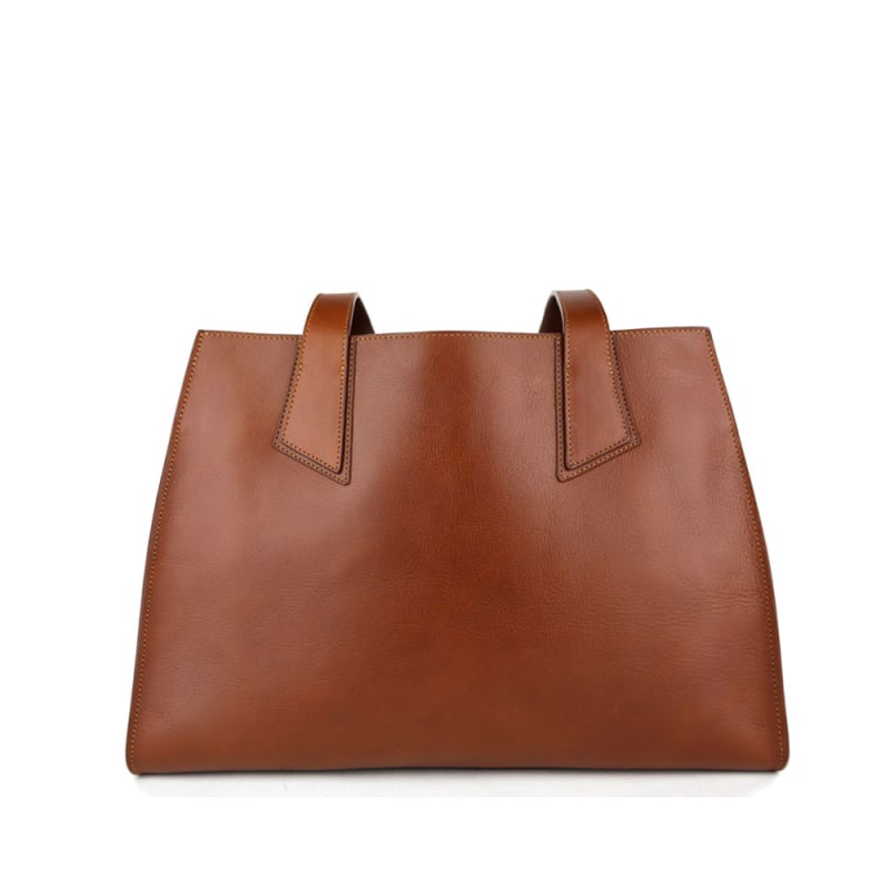 Ellie Tote Bag in smooth tumbled leather