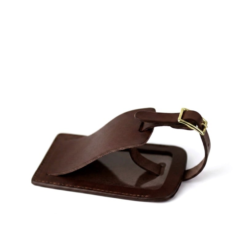 Luggage ID Tag in harness belting leather