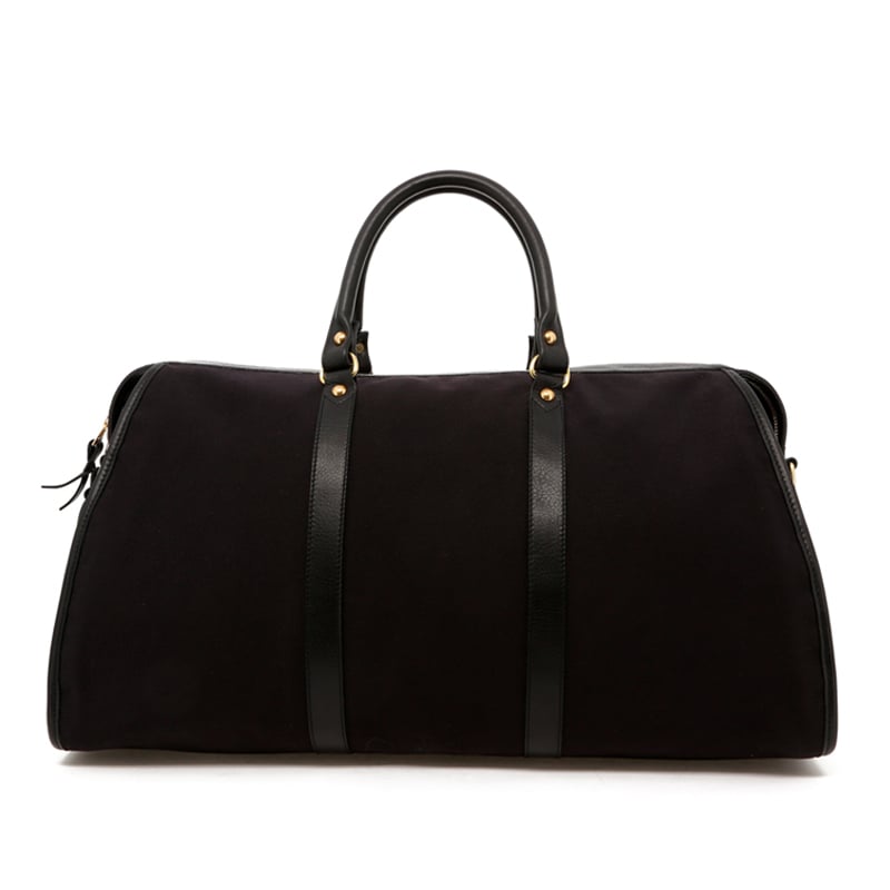 Hampton Duffle - Midnight/Black Trim - Sunbrella Tweed in 