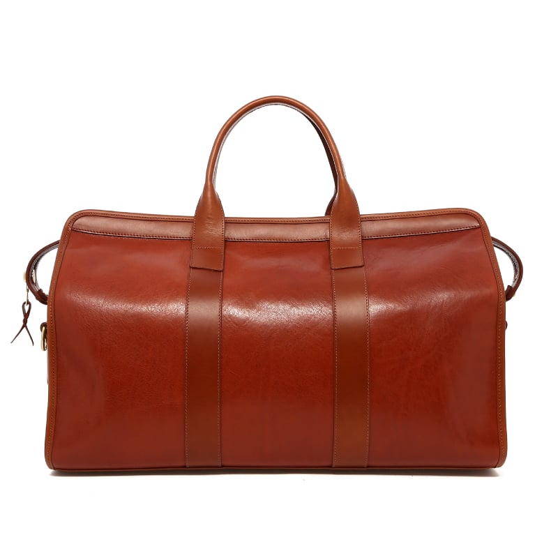 Signature Travel Duffle - Potters Clay/Cognac - Black Cordura in 