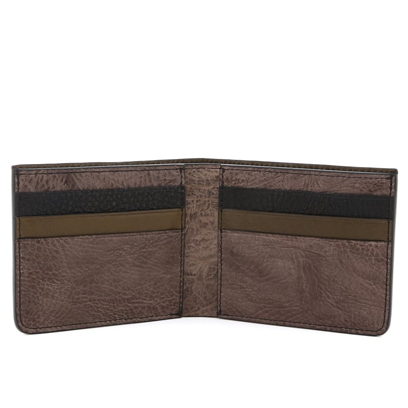 Bifold Wallet - Potter's Clay/Taupe Grey/Olive/Black in 