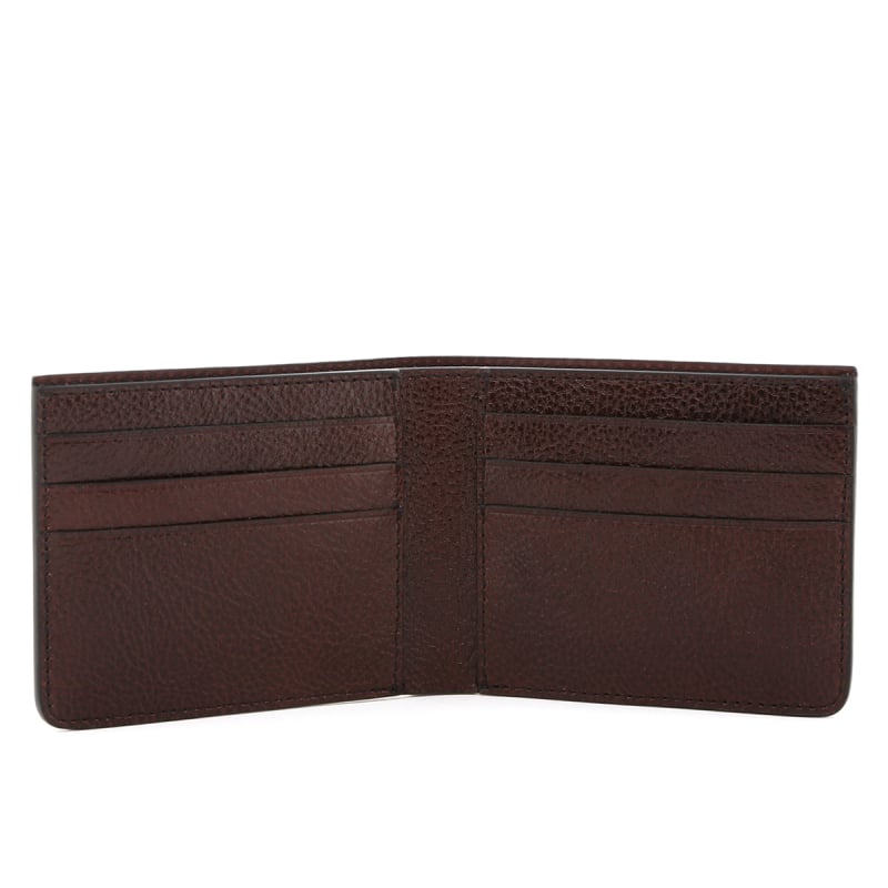 Bifold Wallet - Glossy Root Beer - Burgundy Interior  in 