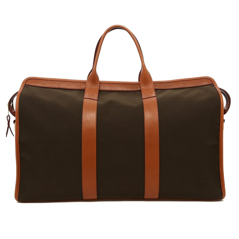 Compass Duffle - Olive/Cognac Trim - Olive Interior  in 