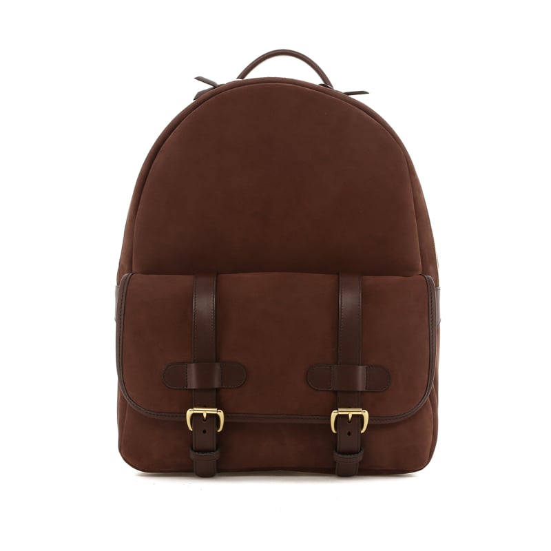Hampton Backpack - Brown Smooth Nubuck  in 