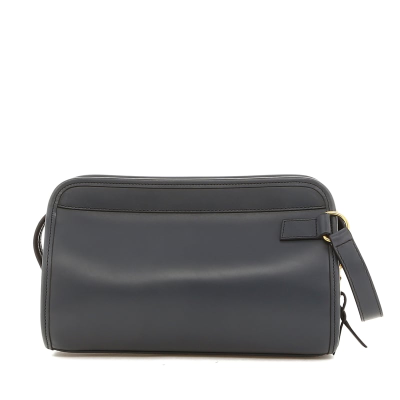 Small Travel Kit - Battleship Grey - Belting Leather in 