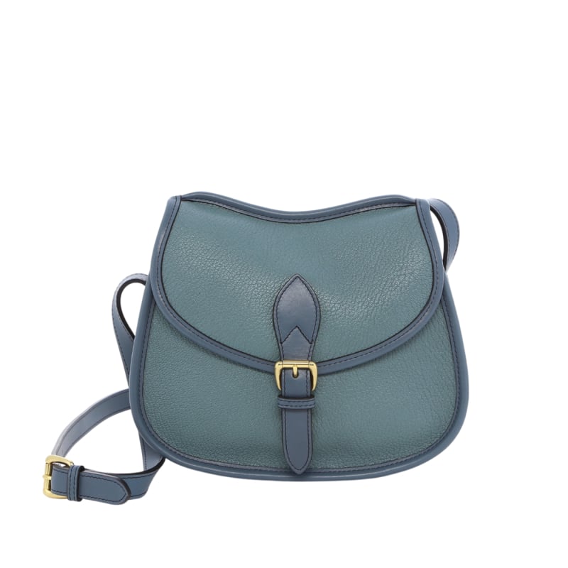Rider Bag - Aquifer/Bluestone - Goatskin/Tumbled Leather  in 