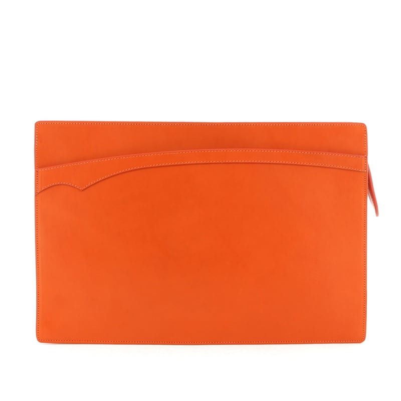 Zipper Portfolio - Orange - Belting in 