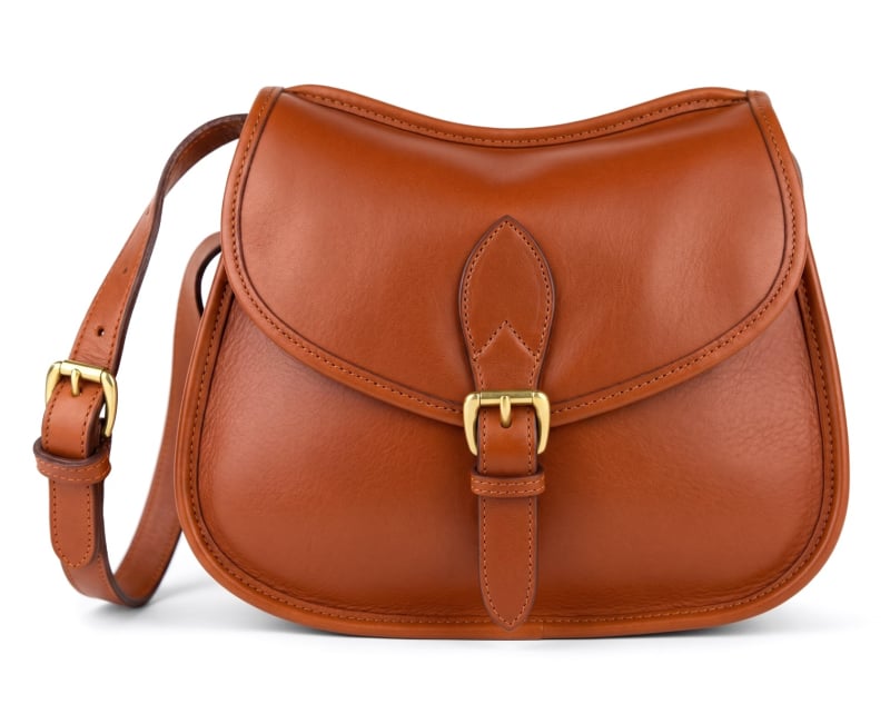 Riding Bag in smooth tumbled leather