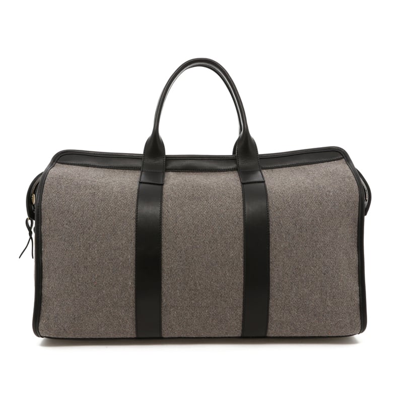 Signature Travel Duffle - Slate Heritage Sunbrella/Black Trim in 